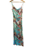 *NWT Rails Jackie Kauai Floral Cami Asymmetric Neckline Midi Slip Dress, Size S