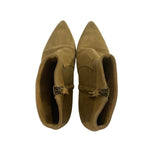 *Isabel Marant Durst Suede Pointed Toe Side Zip Kitten Heel Ankle Boots, Size 39