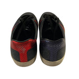 *Gucci Ace Supreme GG Canvas & Leather Trim Lace-Up Low-Top Sneakers w/Box, Size 7.5