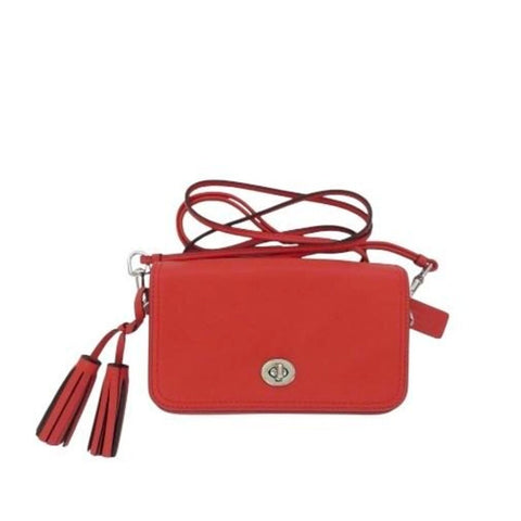 *Coach VINTAGE Legacy Penny Leather Flap Front Turnlock Closure Crossbody Bag