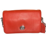 *Coach VINTAGE Legacy Penny Leather Flap Front Turnlock Closure Crossbody Bag