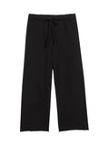 *Frank & Eileen Catherine Favorite Cotton Triple Fleece Pull-On Raw Hem Cropped Pants, Size XS
