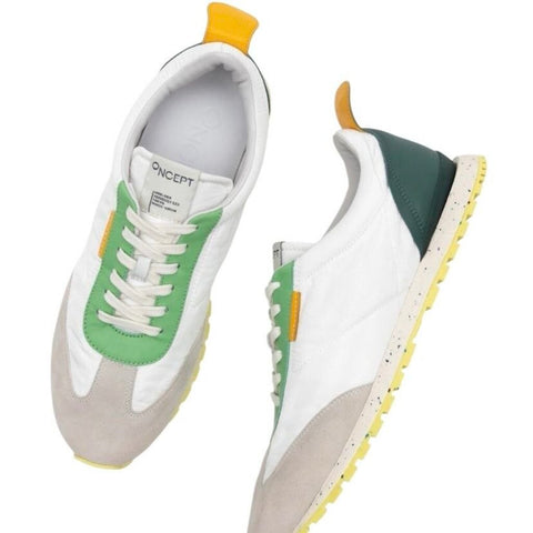 *Oncept Tokyo Retro Lightweight Suede & Nylon Lace-Up Low-Top Sneakers, Size 9