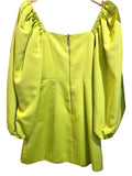 *Ted Baker Disina Watermark Balloon Sleeve Square Neck Mini Dress, Size TB2=US 6