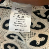 *NWT Caballero Celina Cotton Lace Crochet High-Rise Wide Leg Trousers Pants, Size XS