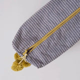 Graymarket Design Alice Stripe Storm Navy Toiletry Bag