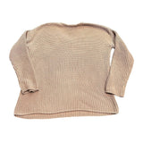 *Jenni Kayne Cotton Shaker Knit Chunky V-Neck Pullover Sweater, Size XS