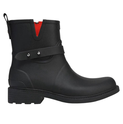 *Rag & Bone Moto Rubber Short Rain Boots, Size 38