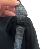 *Sandro Paris Mesh Cutout Sleeveless Crew Neck Peplum Midi Dress, Size