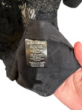 *NWT For Love and Lemons Danielle Short Puff Sleeve Portrait V-Neck Lace Trim Open Back Mini Dress, Size XS