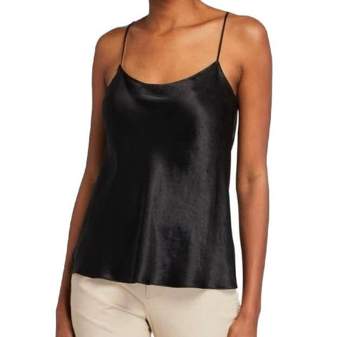 *NWT Vince Satin Cami Scoop Neck A-Line Top, Size M