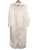 *Frank & Eileen Rory Famous Denim Cotton Solid Long Sleeve Button Up Maxi Shirt Dress, Size XS