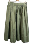 *Rika Studios Ophelia Cotton Poplin Pull-On Midi Skirt, Size XS