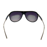 *Tom Ford Nicolai-2 TF624 01C Acetate Frame Smoke Mirrored Lens Pilot Aviator Sunglasses w/Case