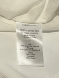 *Veronica Beard Saude Cotton Poplin Long Roll Sleeve Gold Button Popover Mini Shirt Dress, Size 0
