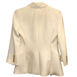 *Veronica Beard Empire Double Breasted Peak Lapel 3/4 Sleeve Dickey Blazer, Size 4