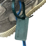 *Off-White 3.0 Off-Court Glittered Lace-Up High-Top Sneakers, Size 38