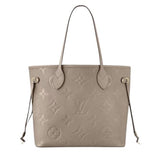 *Louis Vuitton Neverfull MM Monogram Empreinte Leather Dual Handle Hook Top Closure Tote w/Pochette
