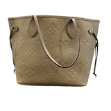 *Louis Vuitton Neverfull MM Monogram Empreinte Leather Dual Handle Hook Top Closure Tote w/Pochette