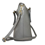 *Gucci Signature Guccissima Embossed Leather Fold Over Closure Medium Tote Bag