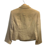 *NWT A.L.C. River Linen & Cotton Double Breasted Peak Lapel Cropped Blazer Jacket, Size 8
