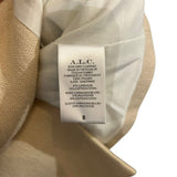 *NWT A.L.C. River Linen & Cotton Double Breasted Peak Lapel Cropped Blazer Jacket, Size 8