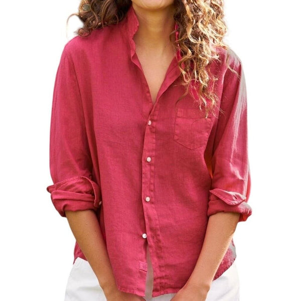 *Frank & Eileen Eileen Fit Cotton Voile Solid Long Sleeve Button-Up Shirt, Size S