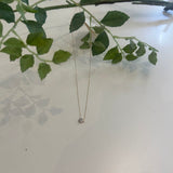 *Mejuri Large 14K Gold & Pave Diamond Round Pendant Necklace