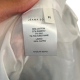 *Jeana Sohn Seersucker Gingham Cami Square Neck Tiered Midi Dress, Size M