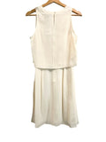 *NWT Theory Osteen Silk Crepe Sleeveless V-Neck Top Overlay Mini Dress, Size 6