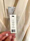 *NWT Theory Osteen Silk Crepe Sleeveless V-Neck Top Overlay Mini Dress, Size 6