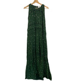 *NWT 3.1 Phillip Lim Silk Polka Dot Sleeveless Round Neck Pintuck Gown Maxi Dress, Size 4