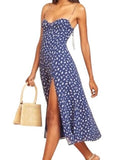 *NWT Reformation Juliette Crepe Sweetheart Cami Smocked Back Midi Dress, Size 6