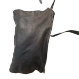 *Numero 10 Belen Distressed Pebbled Leather Slouchy Crossbody Tote Bag