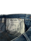 *Mother The Weekender Fray High-Rise Flare-Leg Raw Hem Jeans, Size 25 (0)