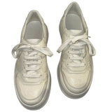 *Gucci GG Embossed Perforated Lace-Up Low-Top Sneakers, Size 38.5