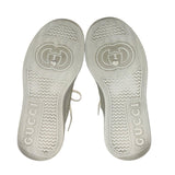 *Gucci GG Embossed Perforated Lace-Up Low-Top Sneakers, Size 38.5