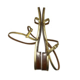 *Emme Parsons Hope Metallic Leather Strappy Square Toe Slingback Flat Sandals, Size 38