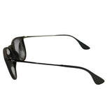 *Ray Ban Erika 4171 Round Matte Rubber Frame Gray Gradient Lens Polarized Sunglasses w/Case