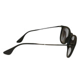 *Ray Ban Erika 4171 Round Matte Rubber Frame Gray Gradient Lens Polarized Sunglasses w/Case