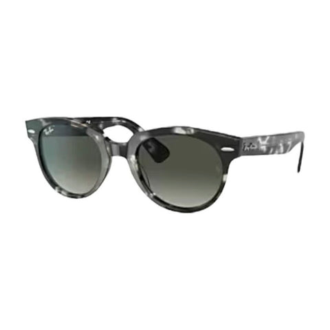 *Ray Ban Orion 2199 Round Havana Frame Gray Gradient Lens Sunglasses w/Case