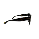 *Tom Ford Beatrix-2 TF613 52T Cat Eye Acetate Havana Frame Pink Lens Sunglasses w/Case