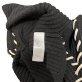 *Rails Liam Merino Wool Blend Rib Whipstitch Mock Neck Sweater, Size XS