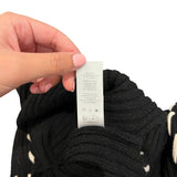 *Rails Liam Merino Wool Blend Rib Whipstitch Mock Neck Sweater, Size XS