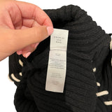 *Rails Liam Merino Wool Blend Rib Whipstitch Mock Neck Sweater, Size XS