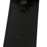 *Gucci Double GG Marmont Logo 4cm/1.5" Wide Peg-In-Hole Leather Belt, Size 85cm/34"