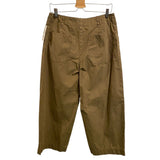 *Rag & Bone Banks Cotton Twill High-Rise Wide Leg Cropped Pants, Size 8
