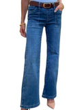 *NWT Flog Rose Mid-Rise Utility Pocket Flare-Leg Jeans, Size 25 (0)