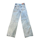 *Sezane The Wide Leg Trouser High-Rise Straight-Leg Full Length Jeans, Size FR 34=US 2