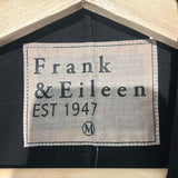 *Frank & Eileen Dublin Stretch Cotton Twill Notch Lapel Patch Pocket Open Blazer Jacket, Size M